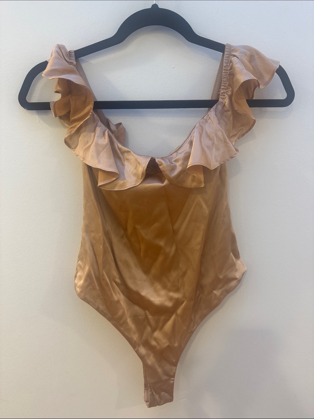 For Love And Lemons Satin Bodysuit